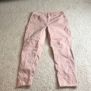 Pink jeans